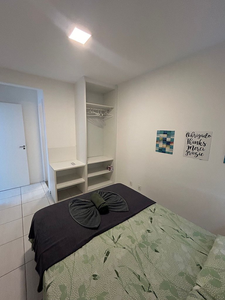 Flat 2 quartos em Muro Alto